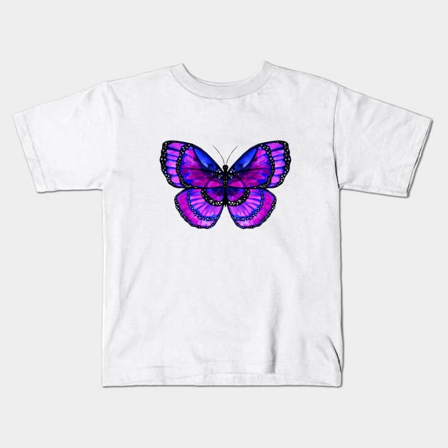 Purple butterfly t shirt sale